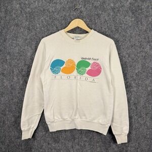 Vintage 1989 RP Sportswear Vanderbilt Beach Florida Sweatshirt Mens‎ M White